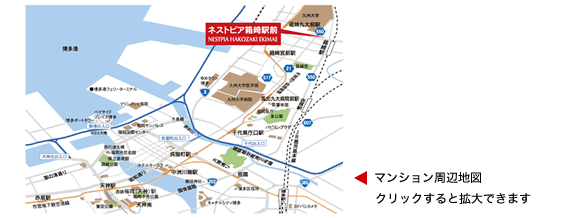 マンション周辺地図