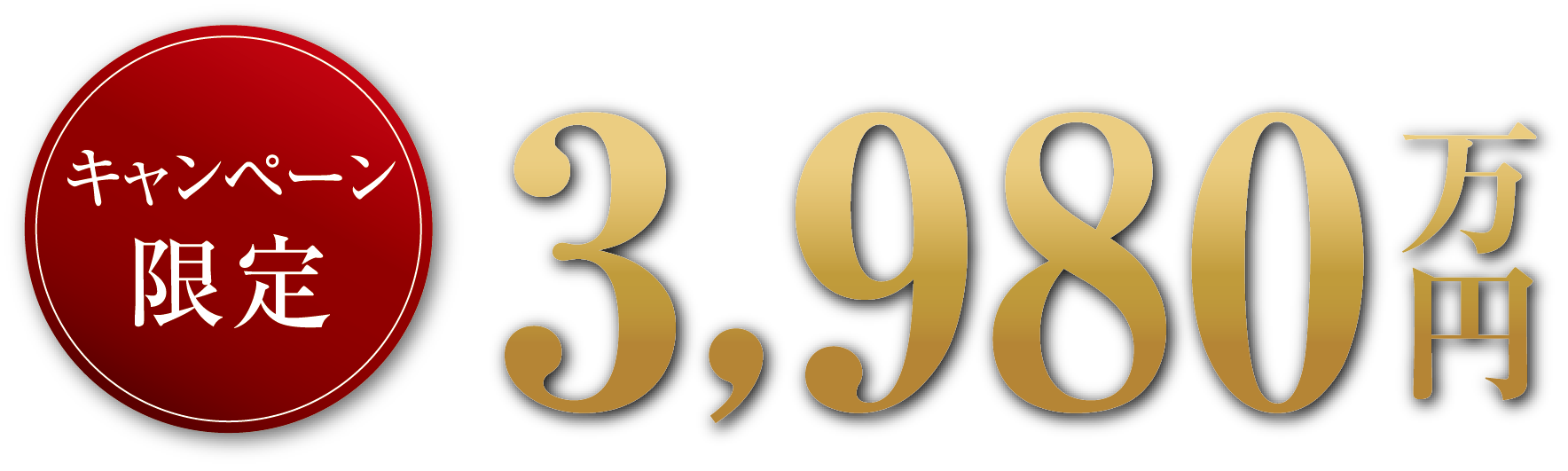 キャンペーン限定 販売価格Bタイプ302号室 3,980万円
